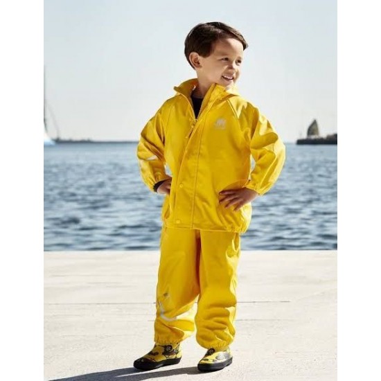 Sunny Yellow 90 - Set jacheta+pantaloni ploaie si windstopper - CeLaVi