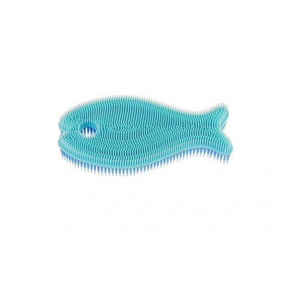 Burete moale din silicon pentru baie - Innobaby - Blue