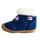 Navy Flower 19 - Ghete din piele cu blanita - Rose et Chocolat 