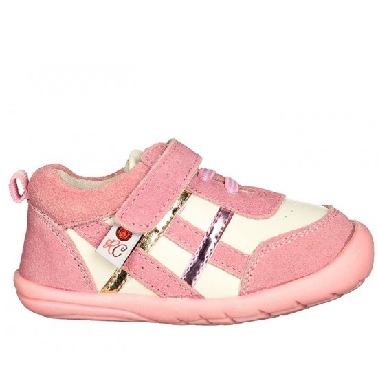 Suede Pink Trainers 23 - Pantofi piele - Rose et Chocolat 