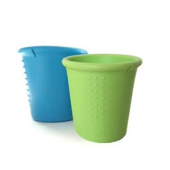 Set 2 pahare din silicon - Silikids - Sea&Lime