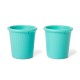 Set 2 pahare din silicon - Silikids - Aqua